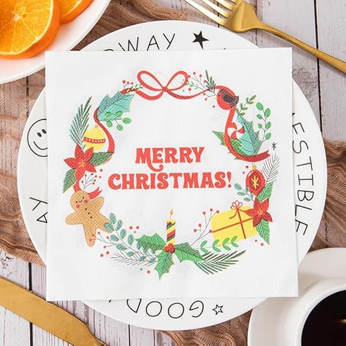 Servietten Goldene Grüne Blätter Servietten Hochzeit Geburtstag Kindergeburtstag Cocktailservietten Geburtstagsservietten Party Napkins Disposable Papierservietten Tischdeko Pack of 5(33x33cm) von LNXSESN