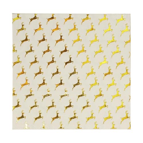 Servietten Goldene Tiere Servietten Hochzeit Geburtstag Kindergeburtstag Cocktailservietten Geburtstagsservietten Party Napkins Disposable Papierservietten Tischdeko Pack of 15(33x33) von LNXSESN