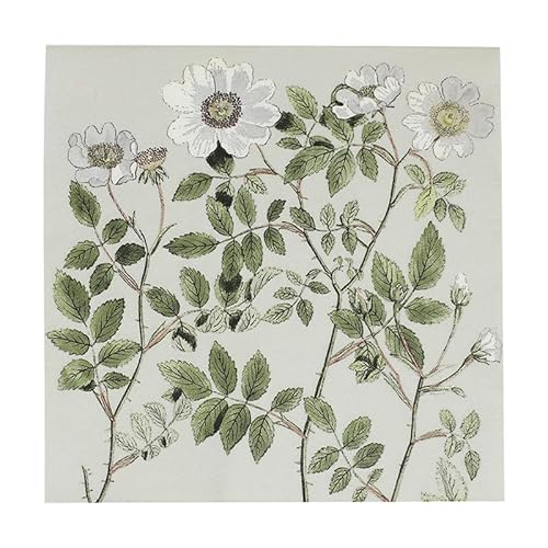 Servietten Olivengrüne Blumen Servietten Hochzeit Geburtstag Kindergeburtstag Cocktailservietten Geburtstagsservietten Party Napkins Disposable Weich Papierservietten Tischdeko Pack of 5(33x33cm) von LNXSESN