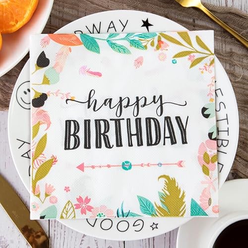 Servietten Orange Leaf Pink Servietten Hochzeit Geburtstag Kindergeburtstag Cocktailservietten Geburtstagsservietten Party Napkins Disposable Papierservietten Tischdeko Pack of 20(33x33cm) von LNXSESN