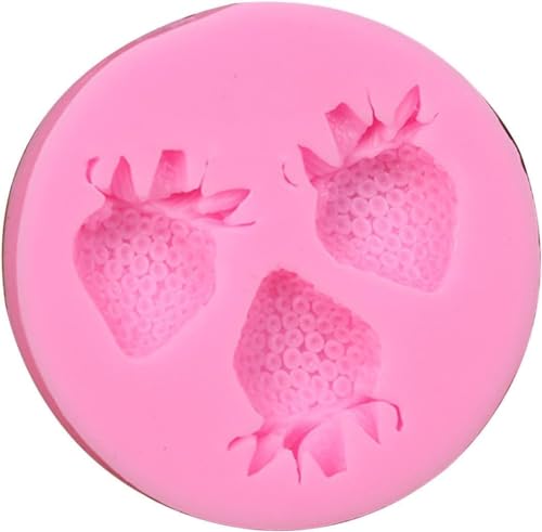 3D Erdbeer Silikonform, Seife, Zucker, Fondant, DIY, Kuchen, Schokolade, Dekoration, Werkzeug, Süßigkeiten, Kekse, Fondant, Formen für Kuchendekoration, Küche, Kochgeschirr, Küche, Kochen und Backen 3D Erdbeer Silikonform, Seife, Zucker, Fondant, DIY, Kuchen, Schokolade, Dekoration, Werkzeug, Süßigkeiten, Kekse, Fondant, Formen für Kuchendekoration, Küche, Kochgeschirr, Küche, Kochen und Backen von LNYMZD