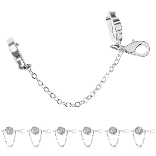 Magnetische Armbandverschlüsse und Verschlüsse, 18 Karat Gold & versilberte Magnetverschlüsse für Armbänder (6 Stück) von LOADR
