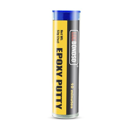 LOCBONDSO Epoxy Putty,Klebeknete,Wasserdichter Epoxidharz Knete– Temperatur: (-90°C~+210°C) | Siegel Reparaturknete für Metall, Holz, Keramik | 2 komponenten kleber von LOCBONDSO