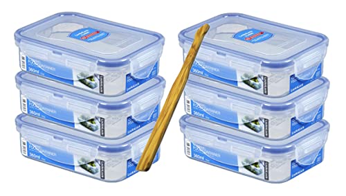 Lock&Lock Set 6 TLG HPL810 a 360 ml & SeleXions Multifunktion Olivenholz Spachtel Lock&Lock Set 6 TLG HPL810 a 360 ml & SeleXions Multifunktion Olivenholz Spachtel von LOCK