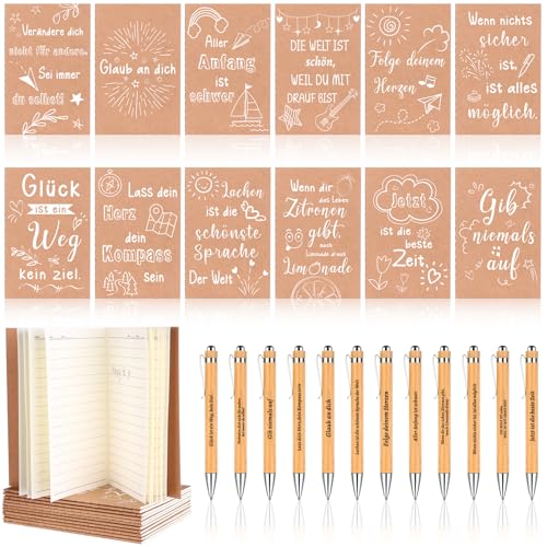 12 Sets Geschenkset für Kollegen Enthalten Inspirierende Holz Kugelschreiber Glücksstift Motivation Danke Mini Tagebuch Notizblöcke Dankeschön Geschenk für Schüler Mitarbeiter Lehrer Büro Geburtstag 12 Sets Geschenkset für Kollegen Enthalten Inspirierende Holz Kugelschreiber Glücksstift Motivation Danke Mini Tagebuch Notizblöcke Dankeschön Geschenk für Schüler Mitarbeiter Lehrer Büro Geburtstag von LOCOLO