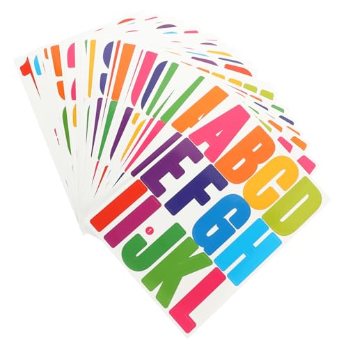 LOEFLIFA 24 Blatt Wasserfester Buchstabenaufkleber Mit Weiße Buchstabenaufkleber Etiketten Aufkleber Brief Für Den Briefkasten Dauerhaft Vinyl-aufkleber Klein Klebstoff Alphabet Papier LOEFLIFA 24 Blatt Wasserfester Buchstabenaufkleber Mit Weiße Buchstabenaufkleber Etiketten Aufkleber Brief Für Den Briefkasten Dauerhaft Vinyl-aufkleber Klein Klebstoff Alphabet Papier von LOEFLIFA