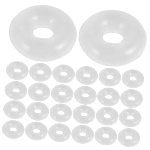 LOEFLIFA 80 Stück Teiliges Gummiring Transparente Stopper für Schlangenkette Charm Armbänder Langlebig Kompatibel mit Chamilia und Schmuck zur Fixierung und Abstandshalterung von LOEFLIFA
