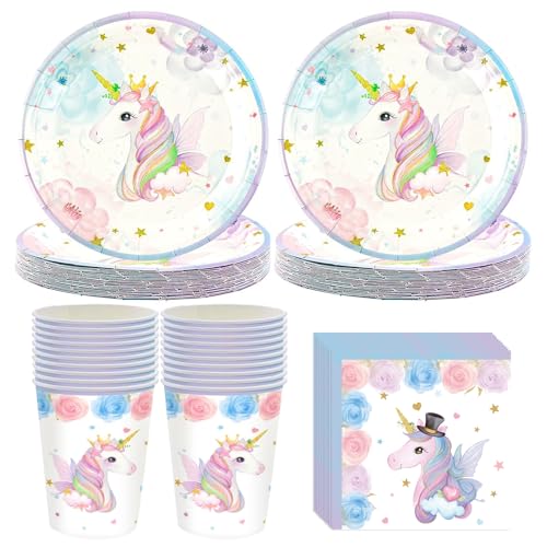 60 Stück Einhorn Partygeschirr Set,Einhorn Teller Becher,Einhorn Partygeschirr Geburtstagsdeko Set,Partygeschirr Einhorn Set,Einhorn Geburtstag Party Geschirr,Pappbecher,Servietten für 20 Gäste 60 Stück Einhorn Partygeschirr Set,Einhorn Teller Becher,Einhorn Partygeschirr Geburtstagsdeko Set,Partygeschirr Einhorn Set,Einhorn Geburtstag Party Geschirr,Pappbecher,Servietten für 20 Gäste von LOEPENLE