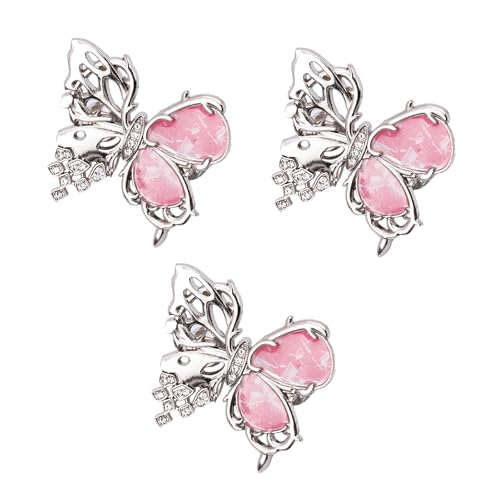 3 x Schmetterlings-Taillenversteller, Taillenmieder für Hosen, Jeans, Strumpfhalter für übergroße Anpassung, nicht nähend, verstellbare Schmetterlingsschnalle 3 x Schmetterlings-Taillenversteller, Taillenmieder für Hosen, Jeans, Strumpfhalter für übergroße Anpassung, nicht nähend, verstellbare Schmetterlingsschnalle von LOFOTU