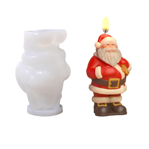LOFOTU Weihnachtsmann-Silikonformen, Backformen, handgefertigt, Epoxidharz, Gips, Formen, Weihnachtsformen, Silikon, Weihnachten, Weihnachtsmann, Gießen, Backen von LOFOTU