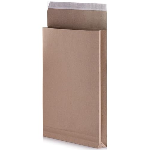 LOGIC PACK 100 Faltentaschen E4 4 cm Versandtaschen 280 x 400 x 40 mm Falte ohne Fenster haftklebend braun LOGIC PACK 100 Faltentaschen E4 4 cm Versandtaschen 280 x 400 x 40 mm Falte ohne Fenster haftklebend braun von LOGIC PACK