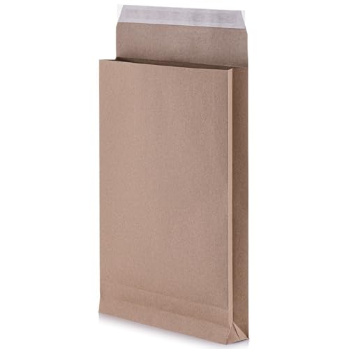 LOGIC PACK 50 Faltentaschen B4 4 cm Versandtaschen 250 x 353 x 40 mm Falte ohne Fenster haftklebend braun LOGIC PACK 50 Faltentaschen B4 4 cm Versandtaschen 250 x 353 x 40 mm Falte ohne Fenster haftklebend braun von LOGIC PACK