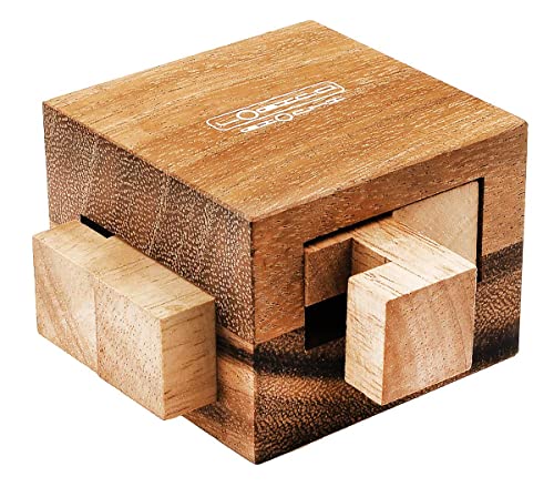Logica Spiele Art. Die Da Vinci Kommode - 3D-Knobelspiel aus Holz - Schwierigkeit 3/6 Schwierig - Leonardo da Vinci Kollektion von LOGICA GIOCHI