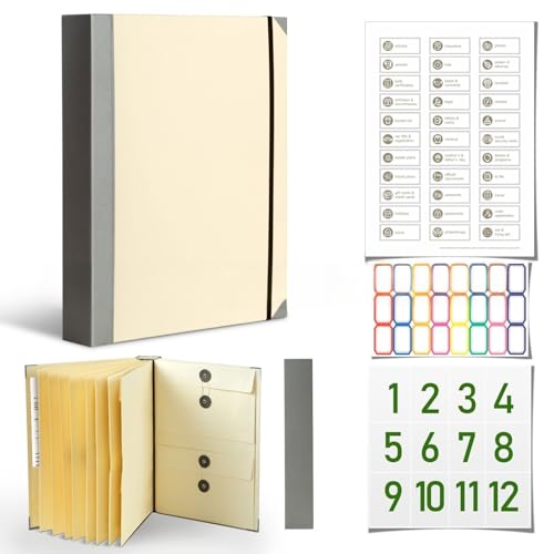 Projektmappe Kunststoffhüllenmappe A4, Taschenordner Ziehharmonika Aktentasche, Aufbewahrungs- und Organisationsmappe Projektmappe Kunststoffhüllenmappe A4, Taschenordner Ziehharmonika Aktentasche, Aufbewahrungs- und Organisationsmappe von LOJAX