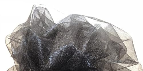 48cmx5m/10m Kristallgarn Tüll Roll reine Hochzeits Hintergrunddekoration Organza Stuhl Stuhl Schärpentisch Rock DIY Supplies-Black, 5m 48cmx5m/10m Kristallgarn Tüll Roll reine Hochzeits Hintergrunddekoration Organza Stuhl Stuhl Schärpentisch Rock DIY Supplies-Black, 5m von LOKAXXZU