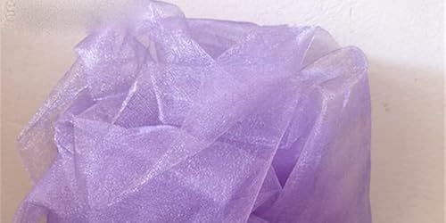 48cmx5m/10m Kristallgarn Tüll Roll reine Hochzeits Hintergrunddekoration Organza Stuhl Stuhl Schärpentisch Rock DIY Supplies Light Purple, 5m 48cmx5m/10m Kristallgarn Tüll Roll reine Hochzeits Hintergrunddekoration Organza Stuhl Stuhl Schärpentisch Rock DIY Supplies Light Purple, 5m von LOKAXXZU