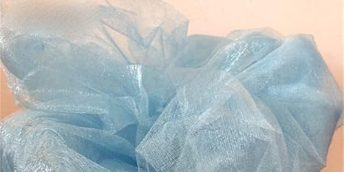 48cmx5m/10m Kristallgarn Tüll Roll reine Hochzeits Hintergrunddekoration Organza Stuhl Stuhl Schärpentisch Rock DIY Supplies-Sky Blue, 10m 48cmx5m/10m Kristallgarn Tüll Roll reine Hochzeits Hintergrunddekoration Organza Stuhl Stuhl Schärpentisch Rock DIY Supplies-Sky Blue, 10m von LOKAXXZU
