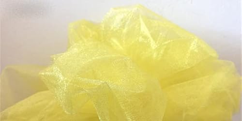 48cmx5m/10m Kristallgarn Tüll Roll reine Hochzeits Hintergrunddekoration Organza Stuhl Stuhl Schärpentisch Rock DIY Supplies-gelb, 10m 48cmx5m/10m Kristallgarn Tüll Roll reine Hochzeits Hintergrunddekoration Organza Stuhl Stuhl Schärpentisch Rock DIY Supplies-gelb, 10m von LOKAXXZU