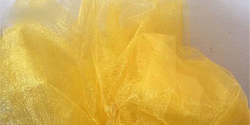 48cmx5m/10m Kristallgarn Tüll Roll reine Hochzeits Hintergrunddekoration Organza Stuhl Stuhl Schärpentisch Rock DIY Vorräte Golden, 5m 48cmx5m/10m Kristallgarn Tüll Roll reine Hochzeits Hintergrunddekoration Organza Stuhl Stuhl Schärpentisch Rock DIY Vorräte Golden, 5m von LOKAXXZU