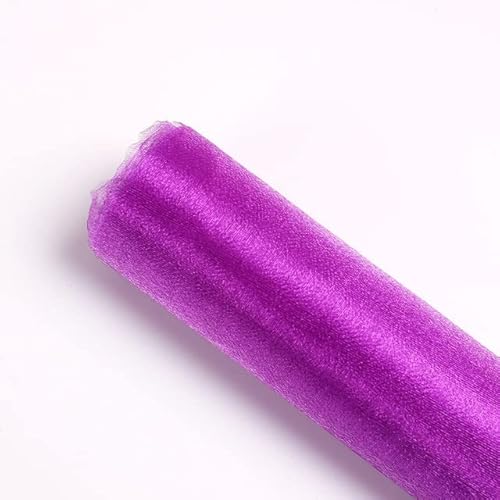 5m 10 m Tüll Rollkristall Stoff Organza Tüll Roll Spool Hochzeit Dekoration Geburtstagsfeier Kinder Babyparty Hochzeitsdekorationen-Violett, 48 cm x 10m 5m 10 m Tüll Rollkristall Stoff Organza Tüll Roll Spool Hochzeit Dekoration Geburtstagsfeier Kinder Babyparty Hochzeitsdekorationen-Violett, 48 cm x 10m von LOKAXXZU