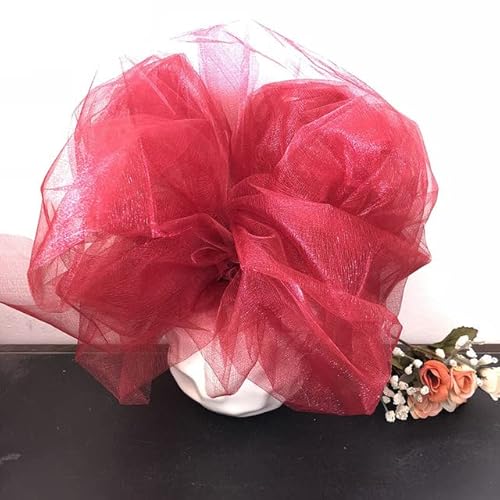 5m 10 m Tüll Rollkristall Stoff Organza Tüll Roll Spool Hochzeit Dekoration Geburtstagsfeier Kinder Babyparty Hochzeitsdekorationen-es rot, 48 cm x 10m 5m 10 m Tüll Rollkristall Stoff Organza Tüll Roll Spool Hochzeit Dekoration Geburtstagsfeier Kinder Babyparty Hochzeitsdekorationen-es rot, 48 cm x 10m von LOKAXXZU