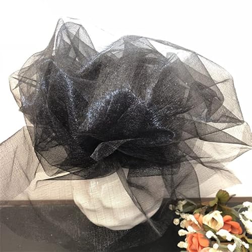5m 10m Tüll Rollkristall Stoff Organza Tüll Roll Spool Hochzeit Dekoration Geburtstagsfeier Babyparty Weihnachtsdekoration-Schwarz, 48 cm x 10m 5m 10m Tüll Rollkristall Stoff Organza Tüll Roll Spool Hochzeit Dekoration Geburtstagsfeier Babyparty Weihnachtsdekoration-Schwarz, 48 cm x 10m von LOKAXXZU