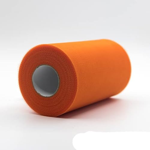 Tulle Roll 100 Yards 15 cm Organza Stoff Hochzeit Dekor Weiße Babyparty Tüll Dekoration Roll Party und Veranstaltungen Engagement-12orange Tulle Roll 100 Yards 15 cm Organza Stoff Hochzeit Dekor Weiße Babyparty Tüll Dekoration Roll Party und Veranstaltungen Engagement-12orange von LOKAXXZU