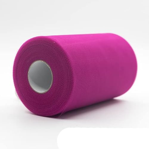 Tulle Roll 100 Yards 15 cm Organza Stoff Hochzeit Dekor Weiße Babyparty Tüll Dekoration Roll Party und Veranstaltungen Engagement-16Deep Rose Tulle Roll 100 Yards 15 cm Organza Stoff Hochzeit Dekor Weiße Babyparty Tüll Dekoration Roll Party und Veranstaltungen Engagement-16Deep Rose von LOKAXXZU