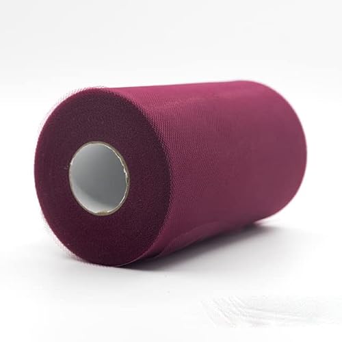 Tulle Roll 100 Yards 15 cm Organza Stoff Hochzeit Dekor Weiße Babyparty Tüll Dekoration Roll Party und Veranstaltungen Engagement-18Wine Tulle Roll 100 Yards 15 cm Organza Stoff Hochzeit Dekor Weiße Babyparty Tüll Dekoration Roll Party und Veranstaltungen Engagement-18Wine von LOKAXXZU