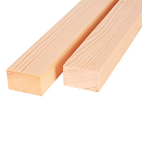 LOKIH Holzstäbe Quadratisch Holzleisten Ideal Auch Für Den Modellbau, Heimtextilien,40mmx60mmx300mm von LOKIH