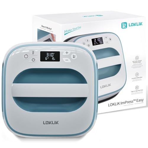Loklik Easy Heat Press Heizpresse Blau von LOKLIK