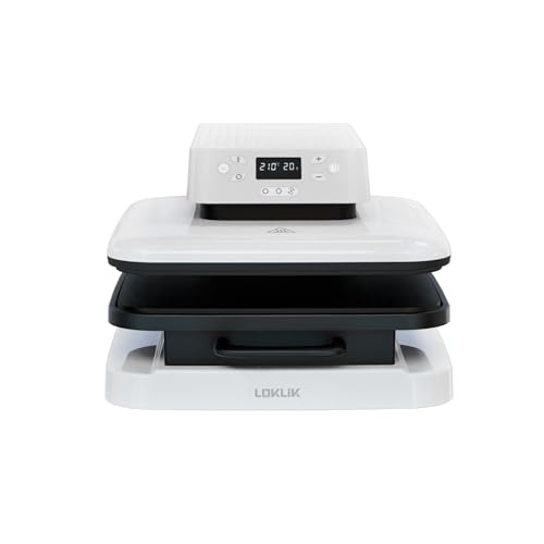 LOKLIK SG-RYJ-0049-EU-L-B2B Auto Heat Press Weiß Kompakte Heizpresse zum Aufbügeln Textildruck, 50 x 40 x 30 cm LOKLIK SG-RYJ-0049-EU-L-B2B Auto Heat Press Weiß Kompakte Heizpresse zum Aufbügeln Textildruck, 50 x 40 x 30 cm von LOKLIK
