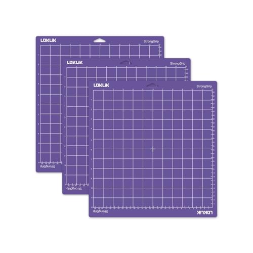 LOKLIK Schneidematte, Violett, Standard Grip, rutschfest, für Scrapbooking, 35,5 x 33 cm, 3 Stück LOKLIK Schneidematte, Violett, Standard Grip, rutschfest, für Scrapbooking, 35,5 x 33 cm, 3 Stück von LOKLIK
