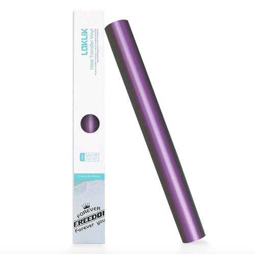 LOKLiK Chamäleon-Vinyl zum Aufbügeln, Grün bis Violett (30,5 x 90 cm) | Farbwechsel-Effekt für T-Shirts, Taschen, Kissen – waschbar, langlebig, leicht zu schneiden mit Silhouette, LOKLiK von LOKLIK
