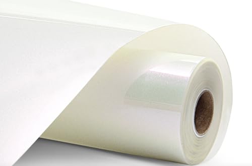 LOKLiK Chamäleon-Vinyl zum Aufbügeln (30,5 x 90 cm) | Farbwechsel-Effekt für T-Shirts, Taschen, Kissen – waschbar, langlebig, compatibel mit Cricut, LOKLiK, Silhouette Schneidemaschine (Weiß zu Rot) von LOKLIK