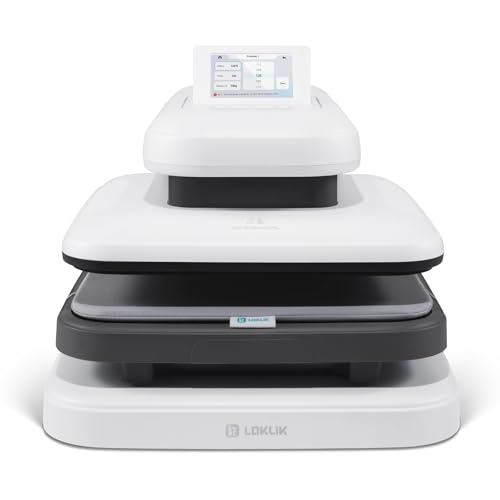 LOKLiK ImPress Auto Heat Press 2 - Automatische Transferpresse zum Personalisieren von T-Shirts, Pullovern, Decken, Handtüchern, Tragetaschen und anderen Textilien (Witz) von LOKLIK