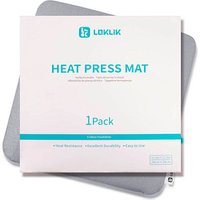 LOKLiK Wärmeschutzmatte für Transferpresse schützt Arbeitsoberflächen vor Hitze 290 x 290 mm (11,4 x 11,4 Zoll) , 1 St. von LOKLiK