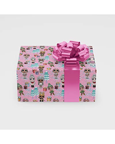 LOL Surprise! Offizielles Weihnachts-Geschenkpapier, 2 Bögen und Etiketten, mehrfarbig LOL Surprise! Offizielles Weihnachts-Geschenkpapier, 2 Bögen und Etiketten, mehrfarbig von LOL