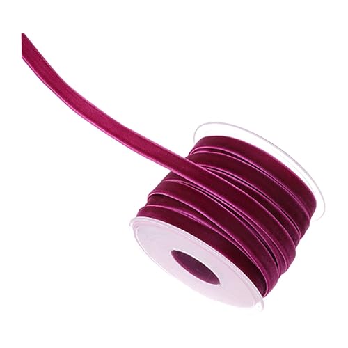 LOLIPPYY 1 Rolle 20 Geschenkverpackungsband Schleife Kunsthandwerk Dekorativ Wickelband Dünn Sackleinenband Bänder Für Handwerk Wickeln Stoff Band Zum Verpacken Samtband Rustikal Nähen von LOLIPPYY