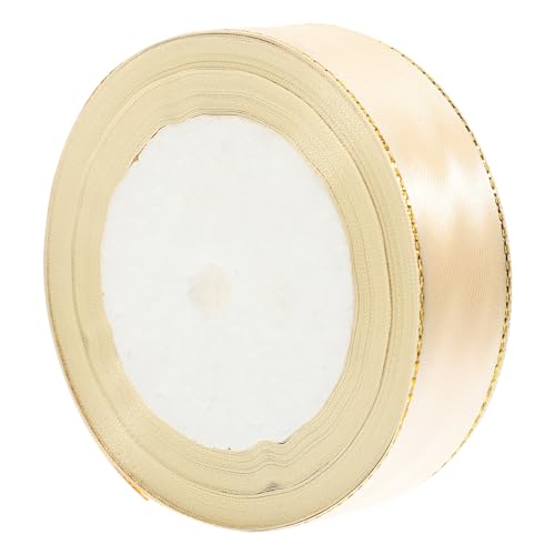 LOLIPPYY 1 Rolle Geschenkband mit Goldrand Dekoband für Geschenkverpackungen Bastelprojekte und Feierlichkeiten zum Verzieren von Geschenken Boxen für Diy Dekorationen LOLIPPYY 1 Rolle Geschenkband mit Goldrand Dekoband für Geschenkverpackungen Bastelprojekte und Feierlichkeiten zum Verzieren von Geschenken Boxen für Diy Dekorationen von LOLIPPYY