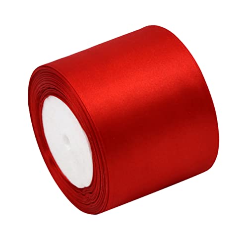 LOLIPPYY 1 Rolle Satinband Rot Einzelnes Satinband für Hochzeiten Bastelarbeiten und Dekoration Hochwertige Verarbeitung für Einladungen Blumensträuße und Feierlichkeiten LOLIPPYY 1 Rolle Satinband Rot Einzelnes Satinband für Hochzeiten Bastelarbeiten und Dekoration Hochwertige Verarbeitung für Einladungen Blumensträuße und Feierlichkeiten von LOLIPPYY