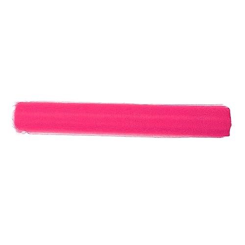 LOLIPPYY 1 Rolle Schnee Schamane Gold Netzband aus Stoff Hochzeitsbogen Chiffon Hochzeitsdekoration seidenband vorhangstange fensterdekoration Multifunktionsband DIY-Band basteln Garn Rosy von LOLIPPYY