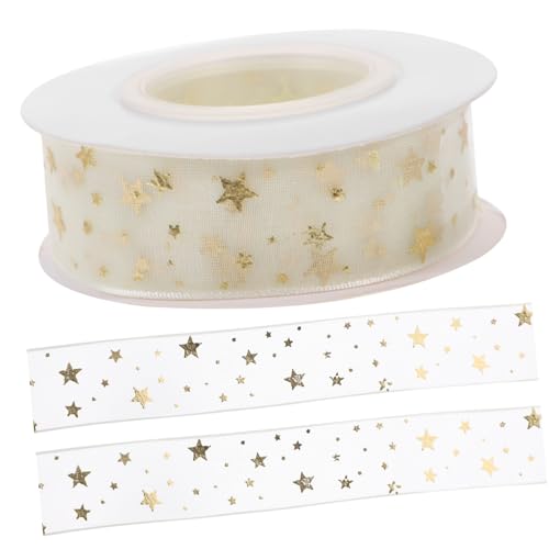 LOLIPPYY 1 Rolle Verpackung Satin band Dekoration Schleife Weihnachtsdekoration Party Gold Blau multi seidenband ribbon Paketband für den täglichen Gebrauch gestaltetes Paketband die Seide von LOLIPPYY