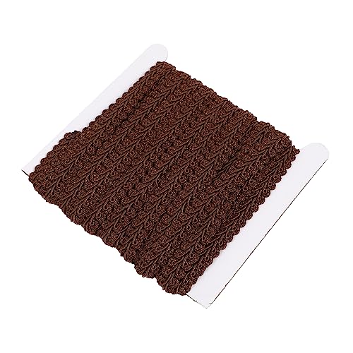 LOLIPPYY 1 Rolle Wellige Spitze Bänder Zum Basteln Blumenband Randverkleidung Kanten Geflochtene Borte Selber Machen Welle Kleidungsstück Gewebter Besatz Coffee Polyester LOLIPPYY 1 Rolle Wellige Spitze Bänder Zum Basteln Blumenband Randverkleidung Kanten Geflochtene Borte Selber Machen Welle Kleidungsstück Gewebter Besatz Coffee Polyester von LOLIPPYY