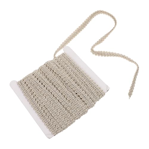LOLIPPYY 1 Rolle Wellige Spitze Form Gimp-zopf Kleidungsstück Vorhänge Zierleiste Zum Nähen Zerzaust Gardinenband Welle Fransen Dünn Material Heimdekoration Polyester Beige LOLIPPYY 1 Rolle Wellige Spitze Form Gimp-zopf Kleidungsstück Vorhänge Zierleiste Zum Nähen Zerzaust Gardinenband Welle Fransen Dünn Material Heimdekoration Polyester Beige von LOLIPPYY