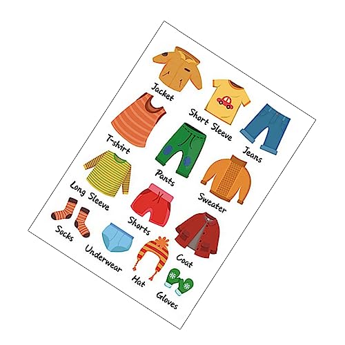 LOLIPPYY 1 Satz Kleiderschrank Aufkleber Kommodenetiketten Für Schuletiketten Für Wasserfest Abziehbilder Für Kommode Personalisiert Kleiden Klebeetikett Für Kleidung Name Pvc von LOLIPPYY