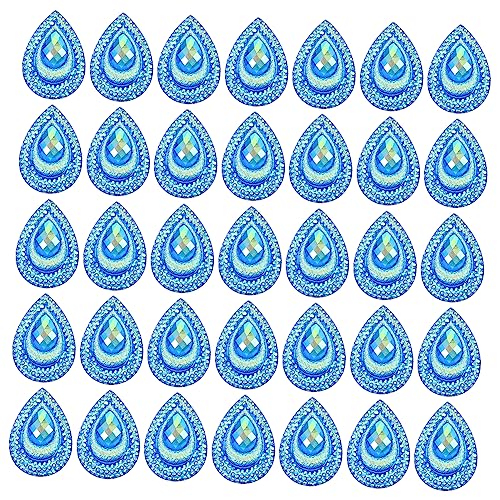 LOLIPPYY 1 Satz Peacock Strasssteine Wassertröpfchen Form Flache Rückseite Hochwertiges Kunstharz für Hochzeitskleider Diy Accessoires Dekorationen und Handwerk LOLIPPYY 1 Satz Peacock Strasssteine Wassertröpfchen Form Flache Rückseite Hochwertiges Kunstharz für Hochzeitskleider Diy Accessoires Dekorationen und Handwerk von LOLIPPYY