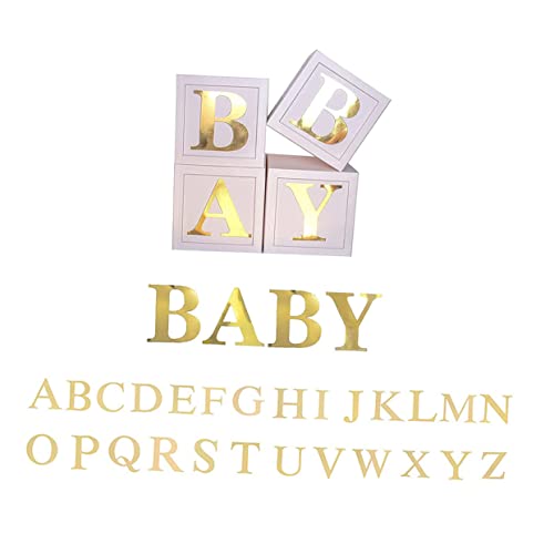 LOLIPPYY 1 Satz Shower Box Dekorative Luftballonboxen mit Goldenen und Weiteren für Gender Reveal Party Junge Babyparty und Geburtstagsfeier Einzigartige für Unvergessliche von LOLIPPYY
