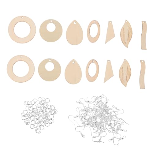 LOLIPPYY 1 Satz Unfinished Wooden Earring Set DIY Holzohrringe Rohlinge mit Haken für Schmuckherstellung und Kreative Bastelprojekte Afrikanischer Ethno Stil Vielseitig Kombinierbar LOLIPPYY 1 Satz Unfinished Wooden Earring Set DIY Holzohrringe Rohlinge mit Haken für Schmuckherstellung und Kreative Bastelprojekte Afrikanischer Ethno Stil Vielseitig Kombinierbar von LOLIPPYY