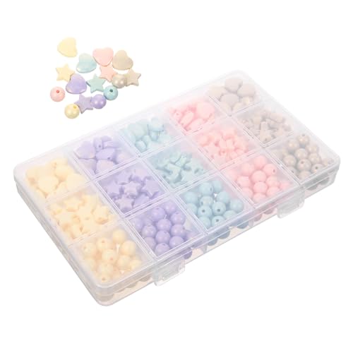 LOLIPPYY 1 Schachtel Acrylperlen Bunte DIY Schmuckperlen für Armbänder Halsketten Abstandshalter Perlen Handgefertigt Langlebig Glatt zum Basteln und für Liebhaber LOLIPPYY 1 Schachtel Acrylperlen Bunte DIY Schmuckperlen für Armbänder Halsketten Abstandshalter Perlen Handgefertigt Langlebig Glatt zum Basteln und für Liebhaber von LOLIPPYY